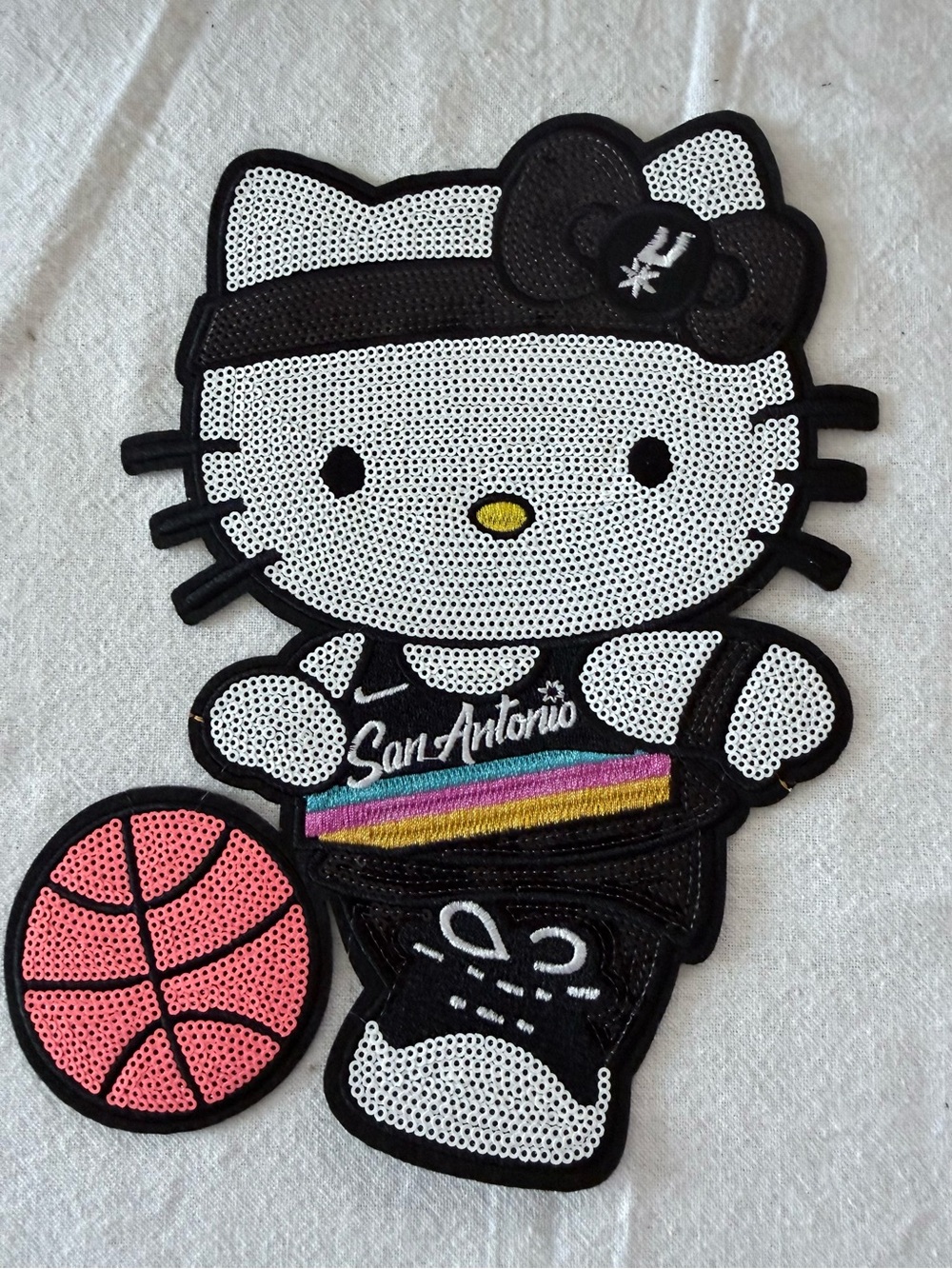 Hello Kitty San Antonio Spurs Patch